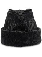 Prada Fold-up Hem Hat - Black