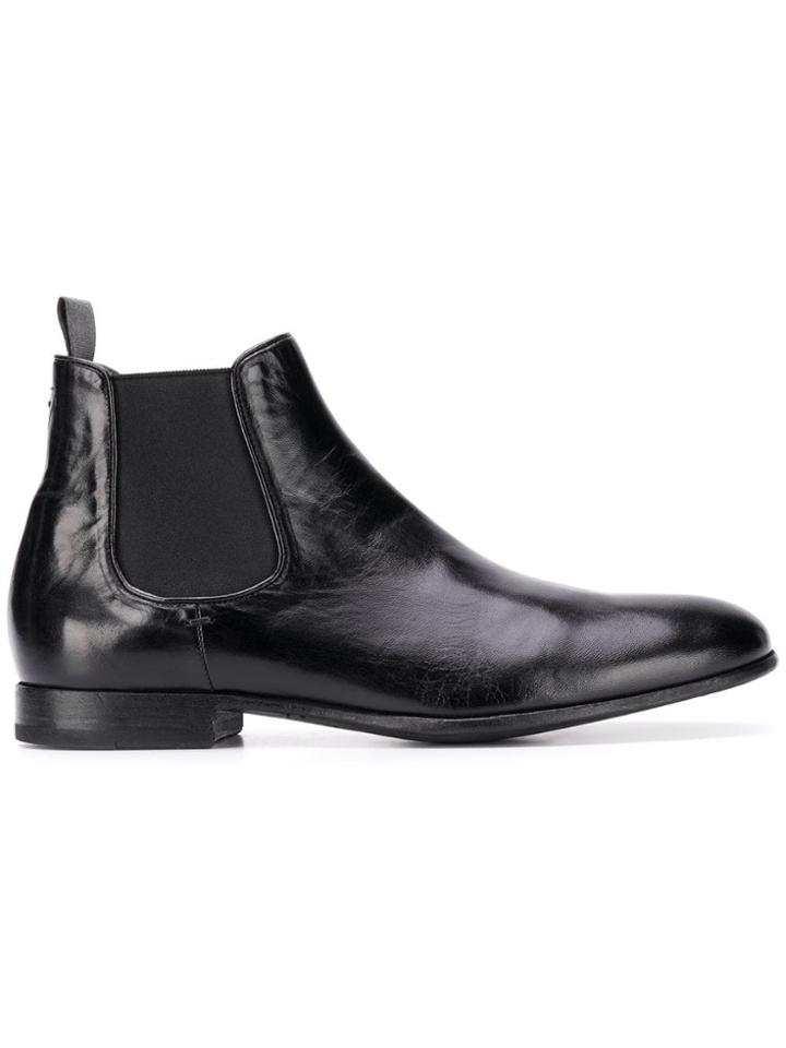 Pantanetti Elasticated Side Panel Boots - Black