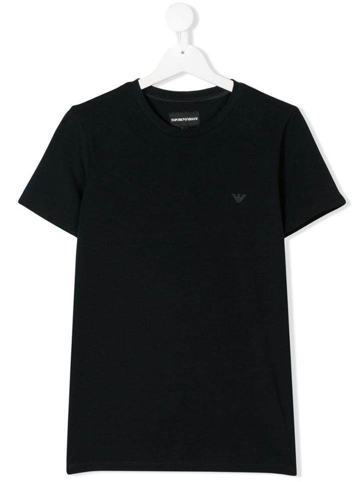 Emporio Armani Kids Teen Short-sleeve T-shirt - Blue