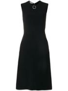 Stella Mccartney Ring Detail Collar Dress - Black