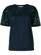 Stella Mccartney Star Cut-out T-shirt - Blue