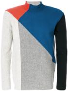 Kenzo Colour Contrast Sweater - Multicolour