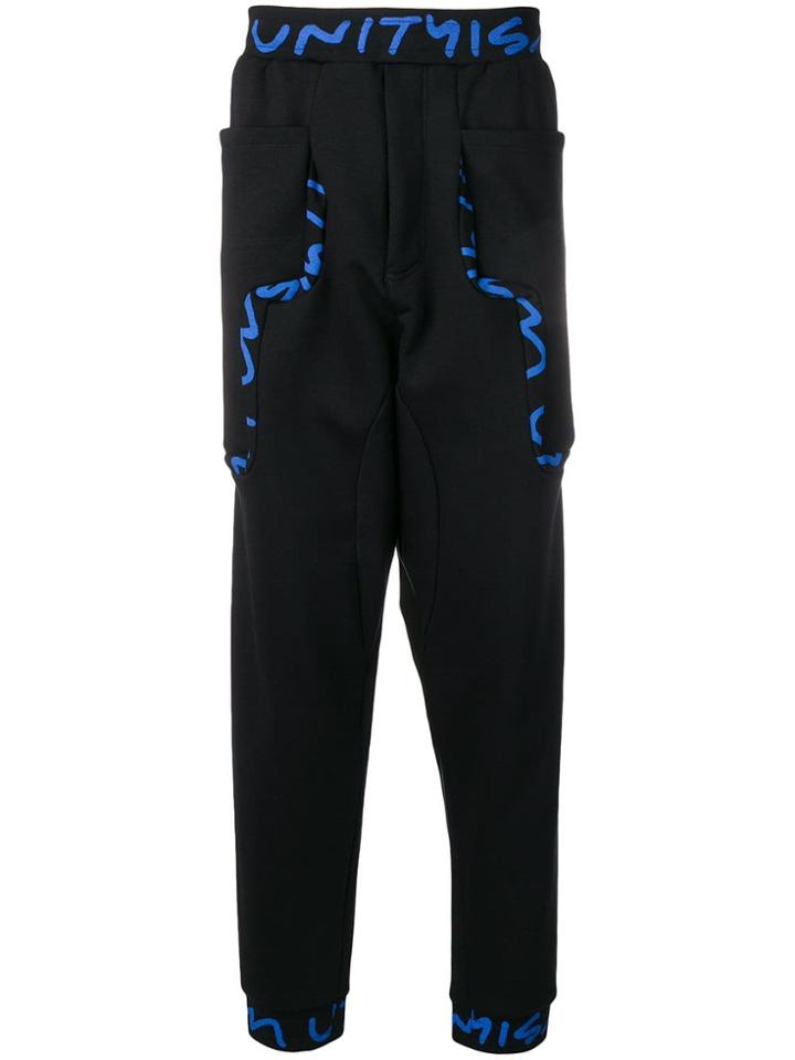 United Standard Branded Jersey Trousers - Black