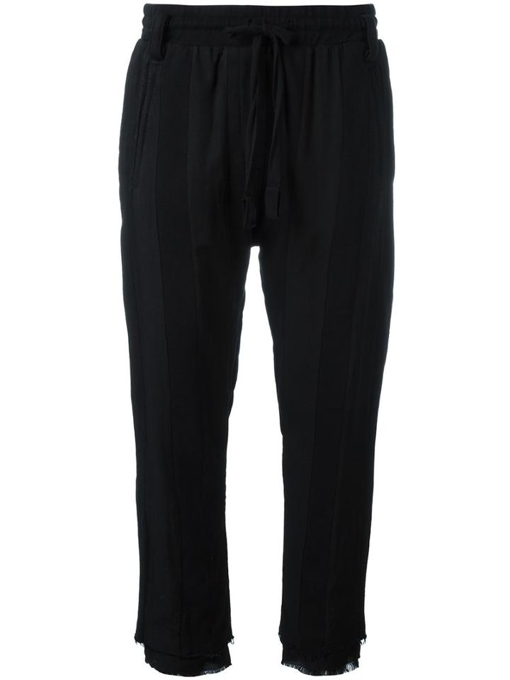 Haider Ackermann Drop-crotch Trousers, Women's, Size: Small, Black, Cotton