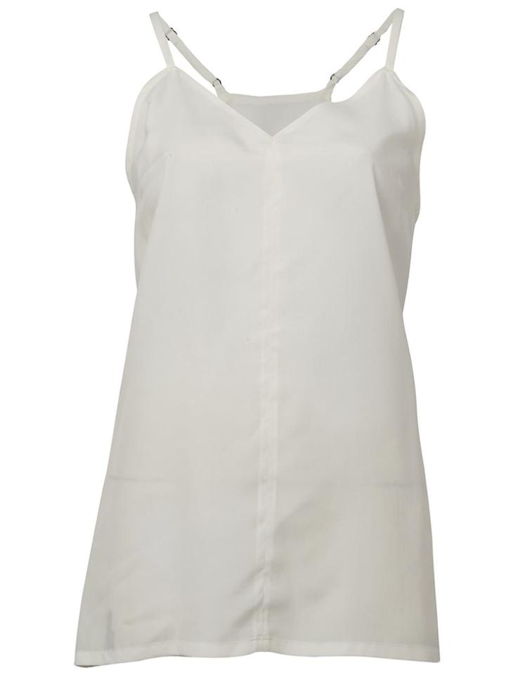 Ilaria Nistri V-neck Cami Top - White