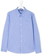 Tommy Hilfiger Junior - Classic Shirt - Kids - Cotton - 16 Yrs, Blue