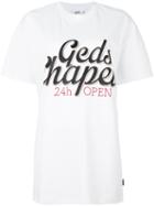 Gcds Logo Print T-shirt, Women's, Size: Medium, White, Cotton