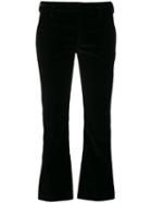 Dondup Cropped Flare Hem Trousers - Black