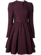 Daizy Shely Flared Dress, Women's, Size: 42, Pink/purple, Acrylic/polyester/polyamide/metallized Polyester