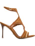 Sergio Rossi Embroidered Boho Sandals