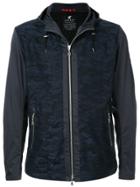 Loveless Camouflage Panel Hooded Jacket - Blue