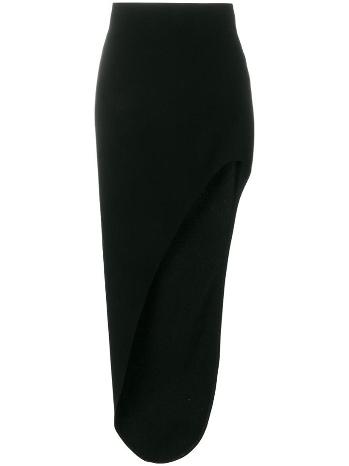 Faith Connexion Asymmetric Maxi Skirt - Black