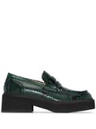 Marni Snakeskin-effect Chunky Loafers - Green