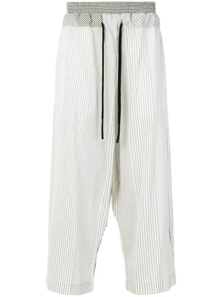 Lost & Found Ria Dunn Loose Fit Trousers - White