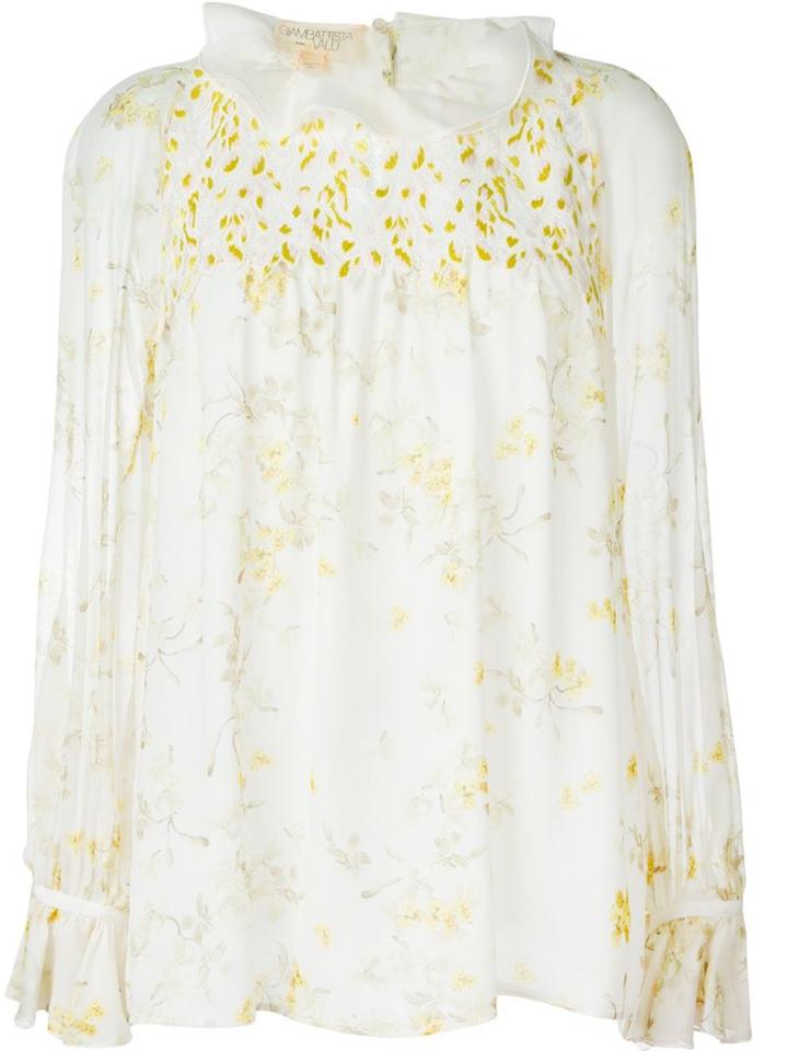 Giambattista Valli Embroidered Floral Blouse