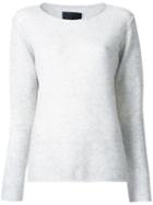 Nili Lotan Boatneck Jumper, Women's, Size: Medium, Grey, Cashmere