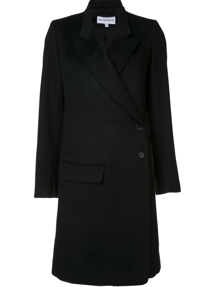 Ann Demeulemeester 'cashrelief' Double Breasted Coat