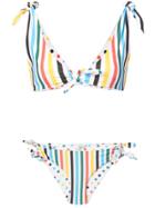 Rye Reversible Striped Polka Dot Bikini - Multicolour