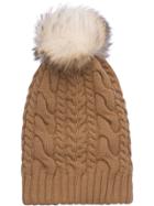 Miu Miu Knit And Fur Hat - Neutrals