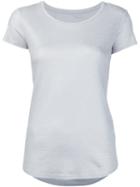 Majestic Filatures Scoop Neck T-shirt, Women's, Size: 1, White, Silk/cotton/cashmere