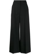 Stella Mccartney High-waisted Wide Leg Trousers - Black