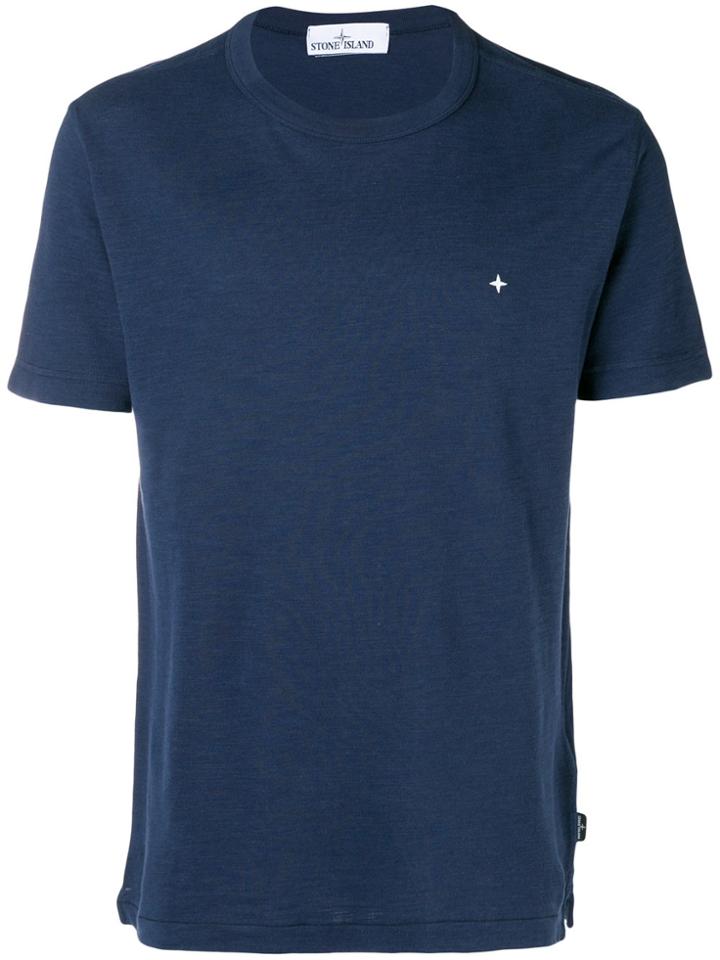 Stone Island Compass Logo T-shirt - Blue