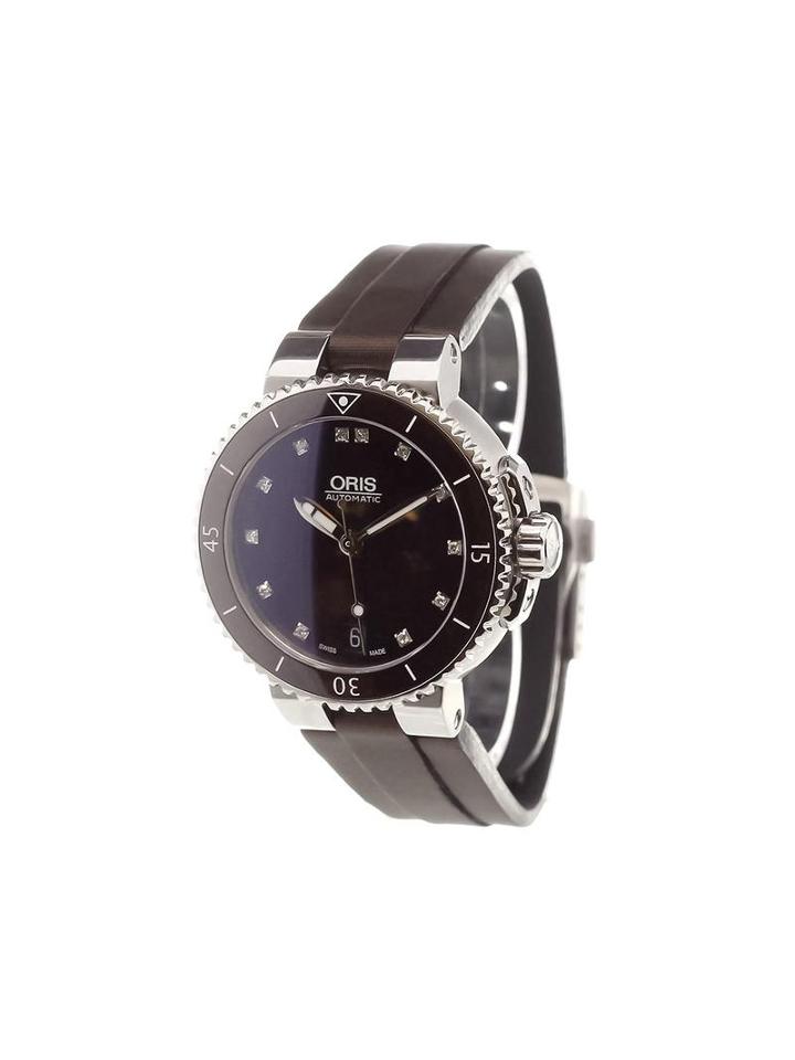 Oris 'aquis Date Diamonds' Analog Watch, Adult Unisex, Sapphire