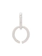 Alan Crocetti Loop Hole Earrings - Silver
