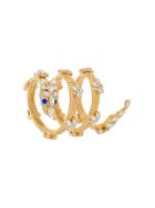 Giuseppe Zanotti Design Embellished Spiral Bracelet - Gold