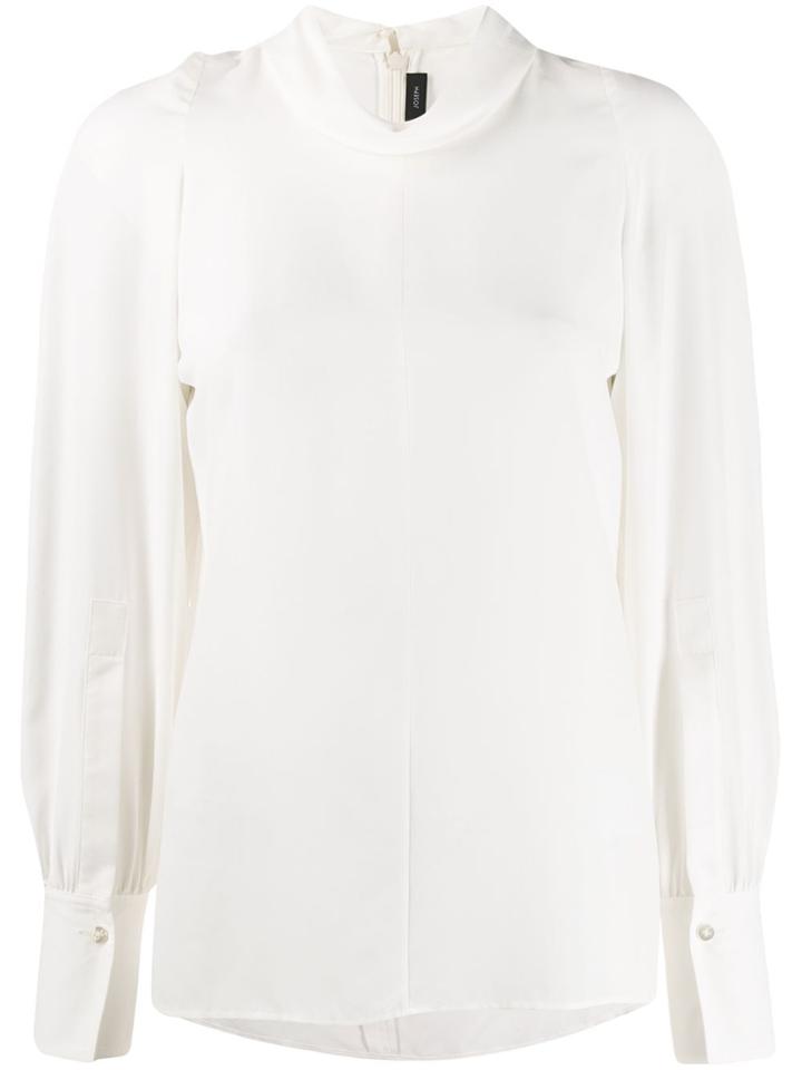 Joseph Laurrel Silk Toile Blouse - White