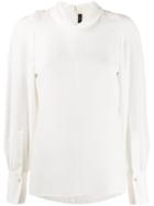 Joseph Laurrel Silk Toile Blouse - White