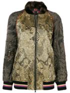 Etro Embroidered Detail Fitted Jacket - Metallic