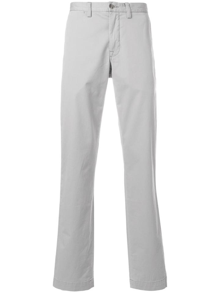 Polo Ralph Lauren Straight Tailored Trousers - Grey