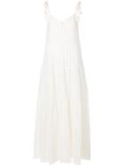 See By Chloé Gathered Maxi Dress - White