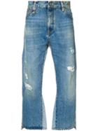 R13 Distressed Loose Fit Jeans - Blue