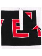 Givenchy Knitted Logo Scarf - Black