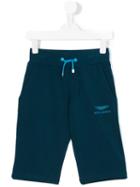 Aston Martin Kids - Cargo Shorts - Kids - Cotton/spandex/elastane - 2 Yrs, Blue