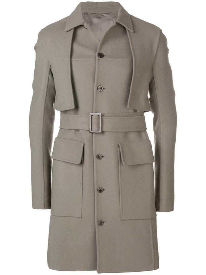 Rick Owens Trench Coat - Grey