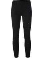 J Brand Cropped Bootcut Jeans, Women's, Size: 25, Black, Cotton/polyester/spandex/elastane