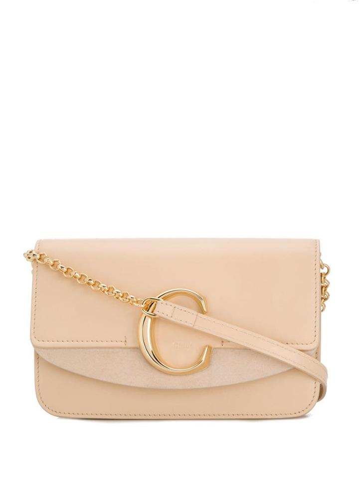 Chloé C Mini Wallet Bag - Neutrals