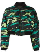 Jean Paul Gaultier Vintage Army Bomber Jacket - Green