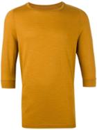 Natural Selection 'ramo Oak' T-shirt, Men's, Size: Medium, Yellow/orange, Wool