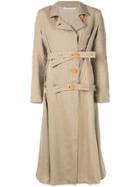 Cherevichkiotvichki Double Belt Coat - Brown