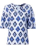 Steffen Schraut V-neck Blouse - Blue
