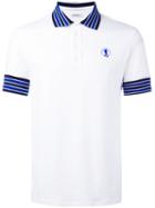 Dirk Bikkembergs - Contrast Collar Polo Shirt - Men - Cotton/spandex/elastane - M, White, Cotton/spandex/elastane