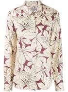 Margaret Howell Leaf Print Shirt - Neutrals