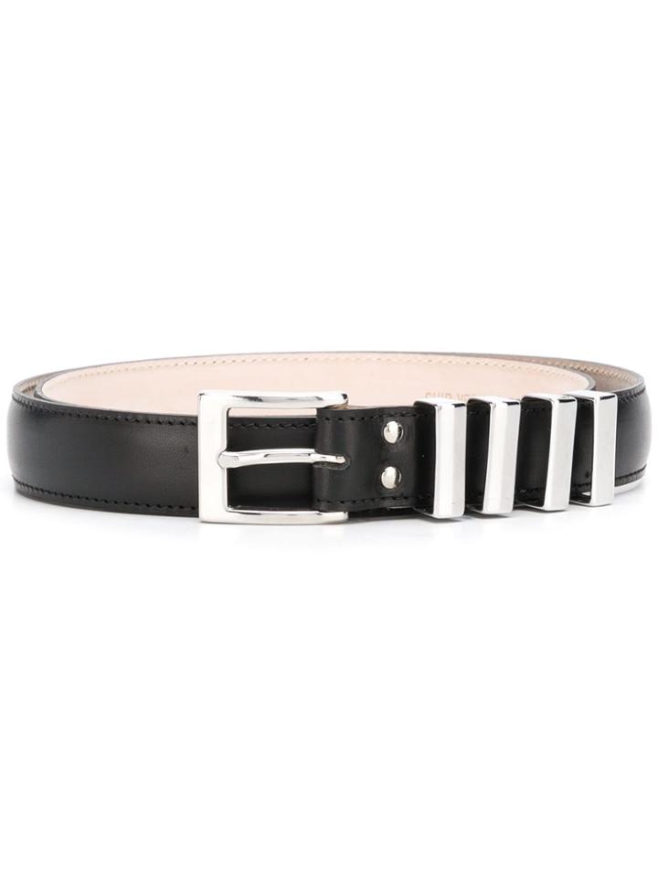 Balmain Buckle Belt - Black