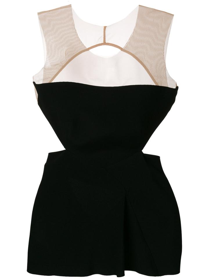 Rick Owens Cut-out Detail Sleeveless Top - Black