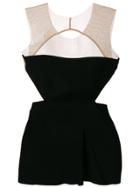 Rick Owens Cut-out Detail Sleeveless Top - Black