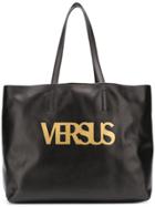 Versus Logo Tote Bag - Black
